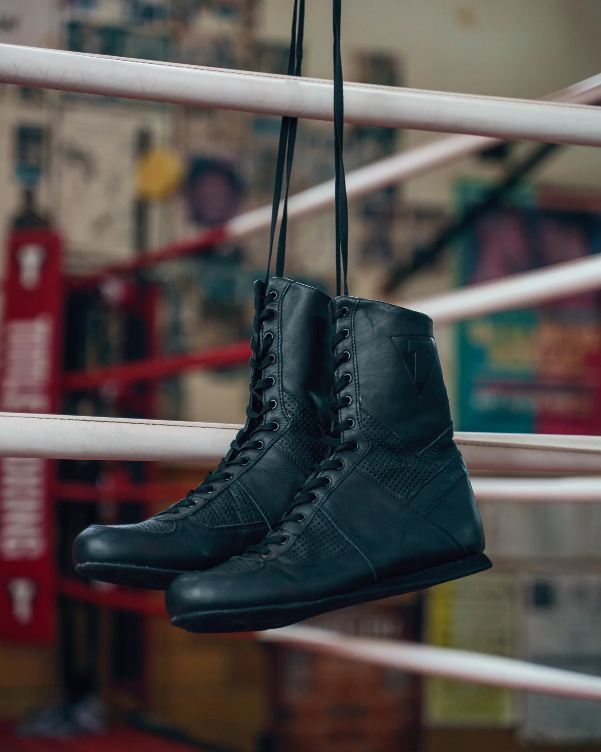 TITLE Boxing High-Top Leather Boxing Shoes - Image 6