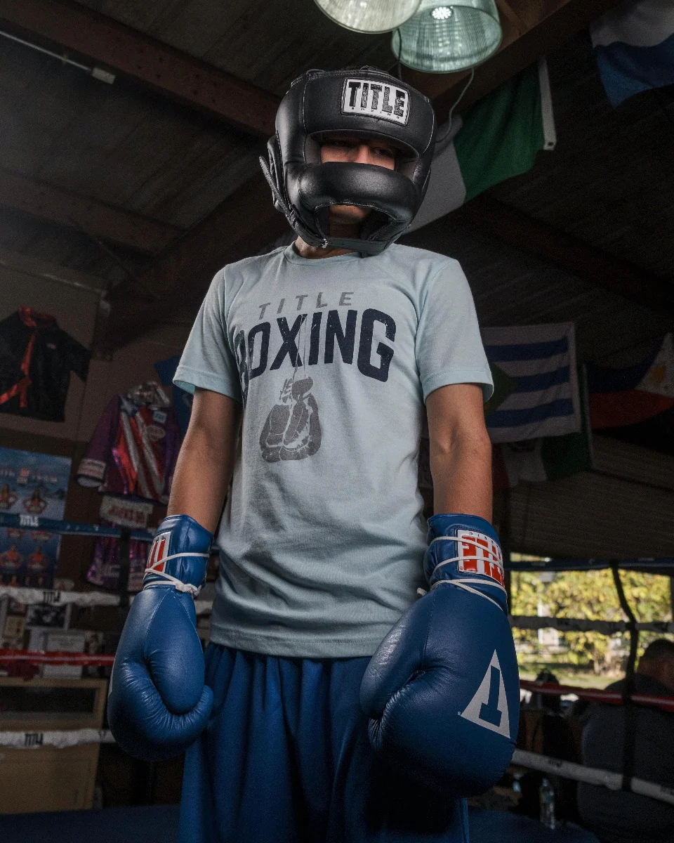 TITLE Boxing Face Protector Training Headgear - Image 7